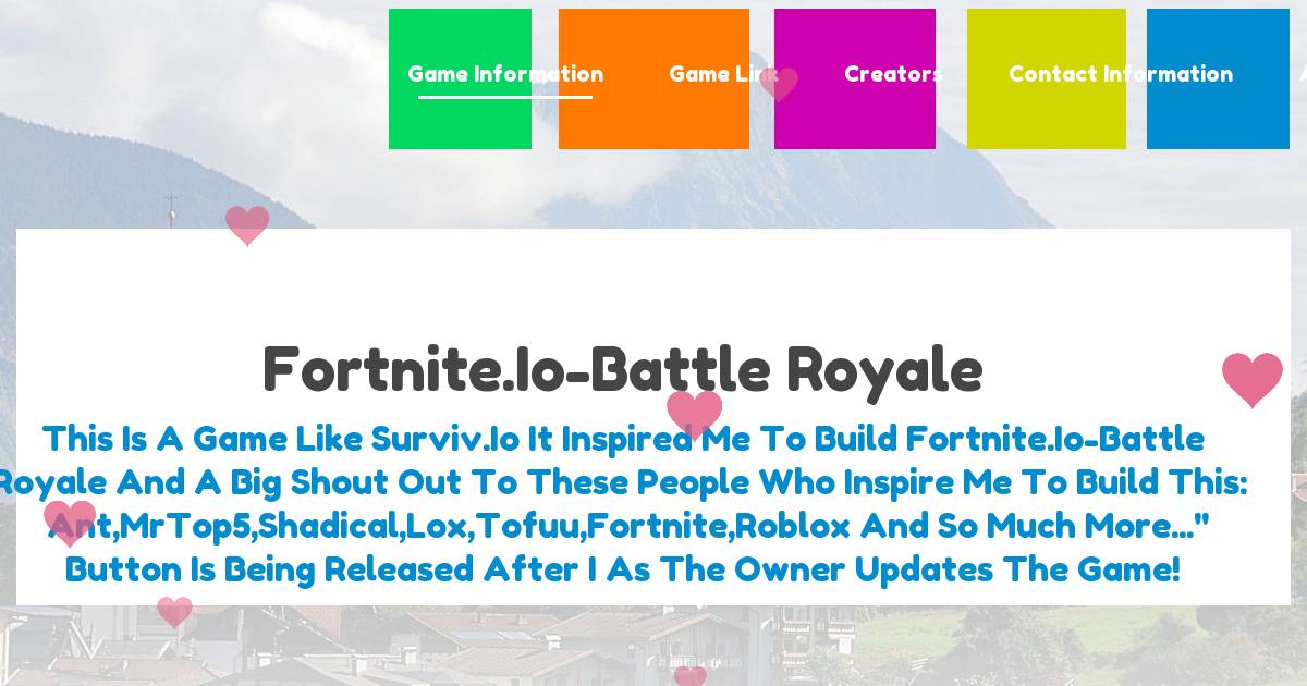 Fortnitte Io Battle Royale Creators